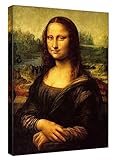 ELITEART- Mona Lisa by Leonardo DaVinci Oil Painting Reproduction Giclee Wall Art Canvas Prints Size:30"x 20"x 1.5"