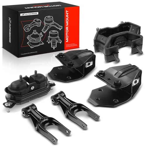 A-Premium Engine Motor Mount and Transmission Mount Kit Compatible with Chevrolet Impala 2006-2011, Monte Carlo 2006-2007 3.5L, 6-PC Set, Replace# 22146688, 10419764