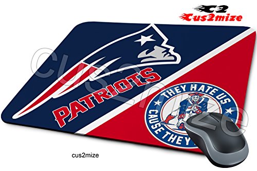 From Cus2mize New England Patriots Mouse Pad Mousepad, Sold By Cus2mize 0723736672395