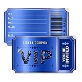 20 Double-Sided Design Birthday Party Invitations with Envelopes，Movie VIP Party Invitations, Baby