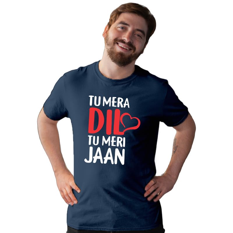 Image of INDISSH Father Son Matching Printed Cotton Tshirt Combo - FS-06-COM-PAR