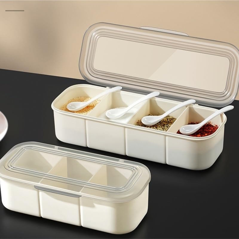 Kitchen Spice Box Set Seasoning Kit Household Multi Compartment Storage