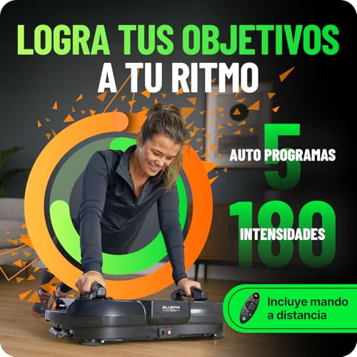 Miniatura 7 de Plataforma Vibratoria Ultra Slim De Bluefin Fitness Plataforma Vibratoria, Ejercicio Completo Potente Plataforma Compacta Con Bandas De Resistencia Plataforma Vibratoria Para Fitness En Casa