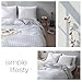 VClife Twin Duvet Cover Soft Cotton Bedding Duvet Cover, Modern White Black Checkered Comforter Cover Sets (Including 1 Duvet Cover & 2 Pillowcases) Breathable Skin-Friendly Home Decor