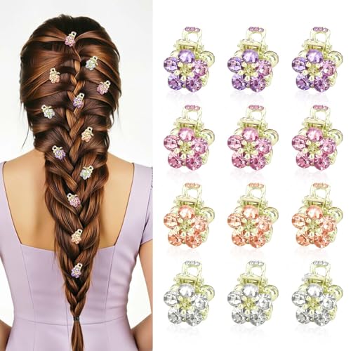 Set de 6 pinzas pequeñas para cabello fino miniatura 1