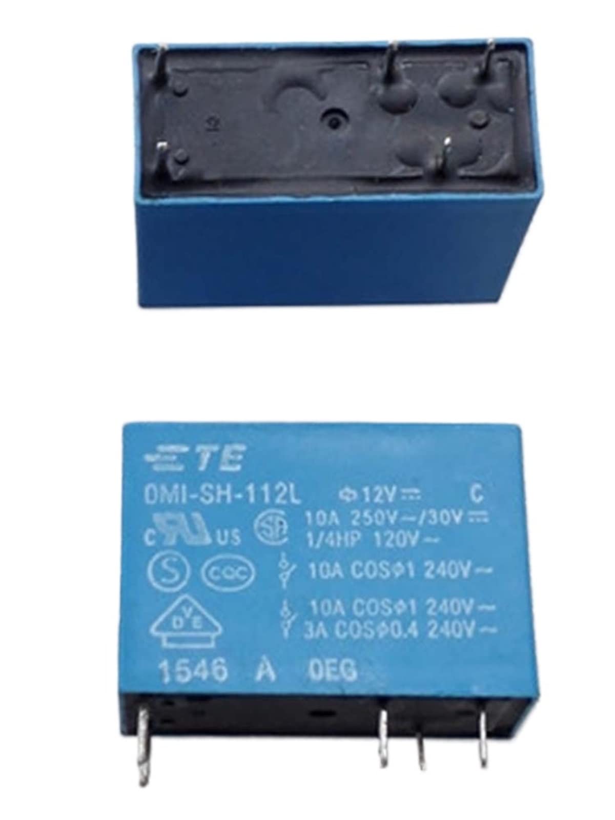 AERBNYEQP 12V Relay OMI-SH-112L 12VDC 10A