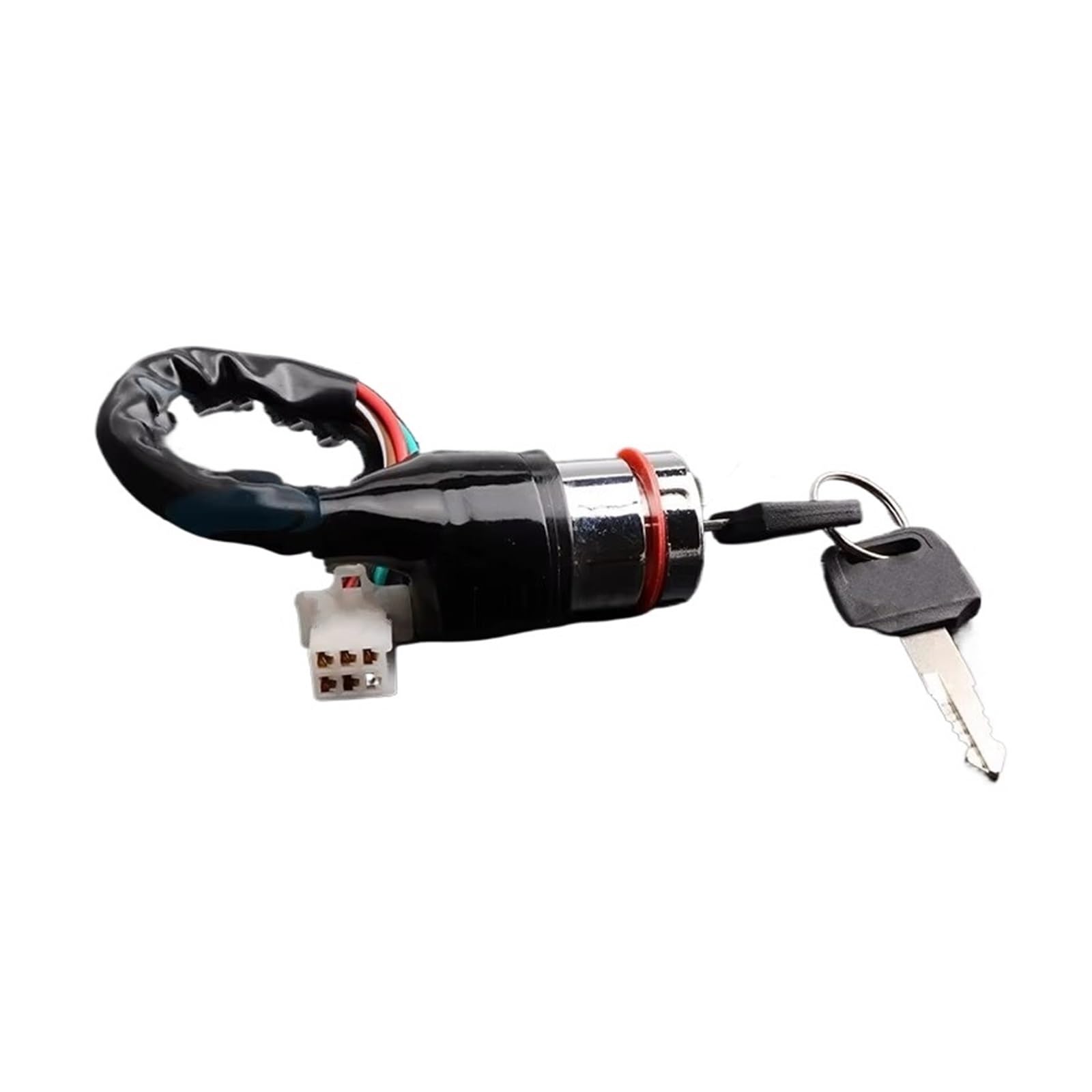 para Bobber para Scooter para Chopper Interruptor Encendido Motocicleta Llaves 3 Posiciones 6 Cables Encendido/Apagado Bloqueo Encendido Motocicleta