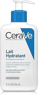 لوشن مرطب من كيرافا 236 مل 8اونصة يومي للوجه والجسم للبشرة الجافة وشديدة الجفاف سيريف