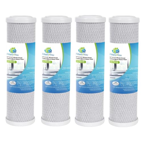 Image of CFS 10 inchx2.5 inch CTO Water Filters Compatible for CB3, GE FXUVC, FXULC