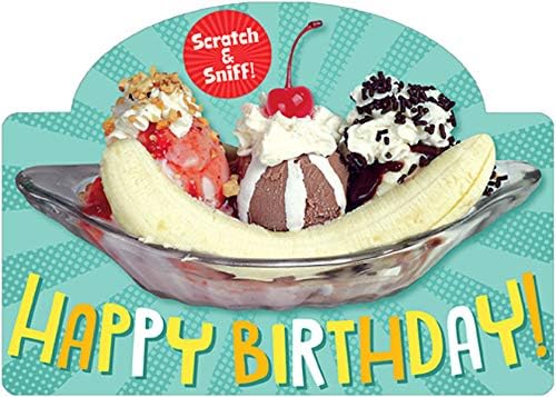 Note Card - Banana Split Scratch and Sniff