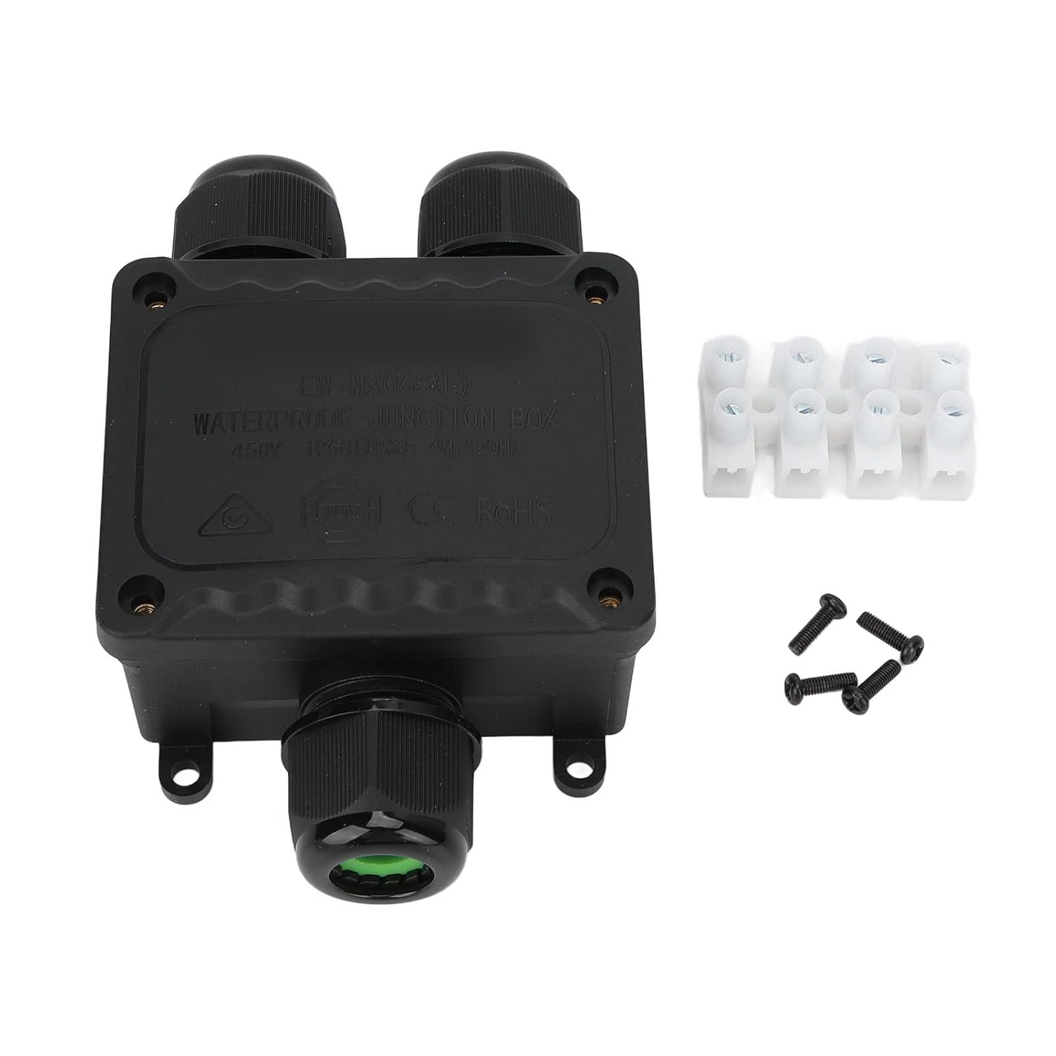 Cable Distribution Box, 3 Way Junction Boxes with Corrugated Bow Cover Design