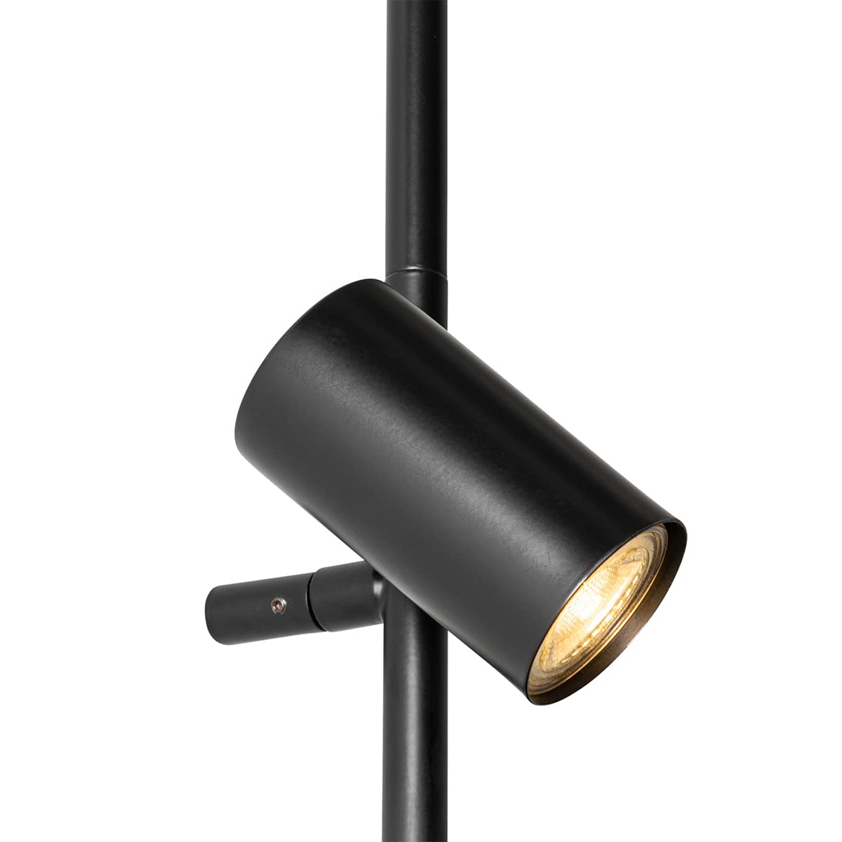 Qazqa jeana luxe - Applique con interruttore Moderno - 3 luce - L 14 cm - Nero - Moderno - Soggiorno I Camera da letto I Sala da Pranzo I Cucina