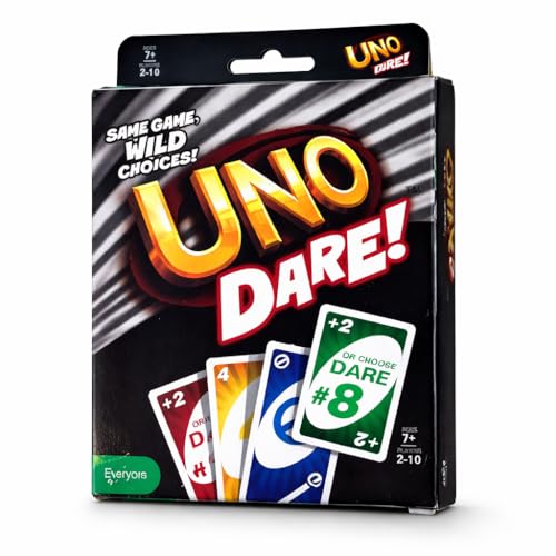 Image of Classic Card Game - 112 Colorful Cards | Fun Family & Party Game | 2-10 Players | Easy to Learn | Ages 7+ | Fast-Paced Colour & Number Matching Game for Kids & Adults (UNO Dare)