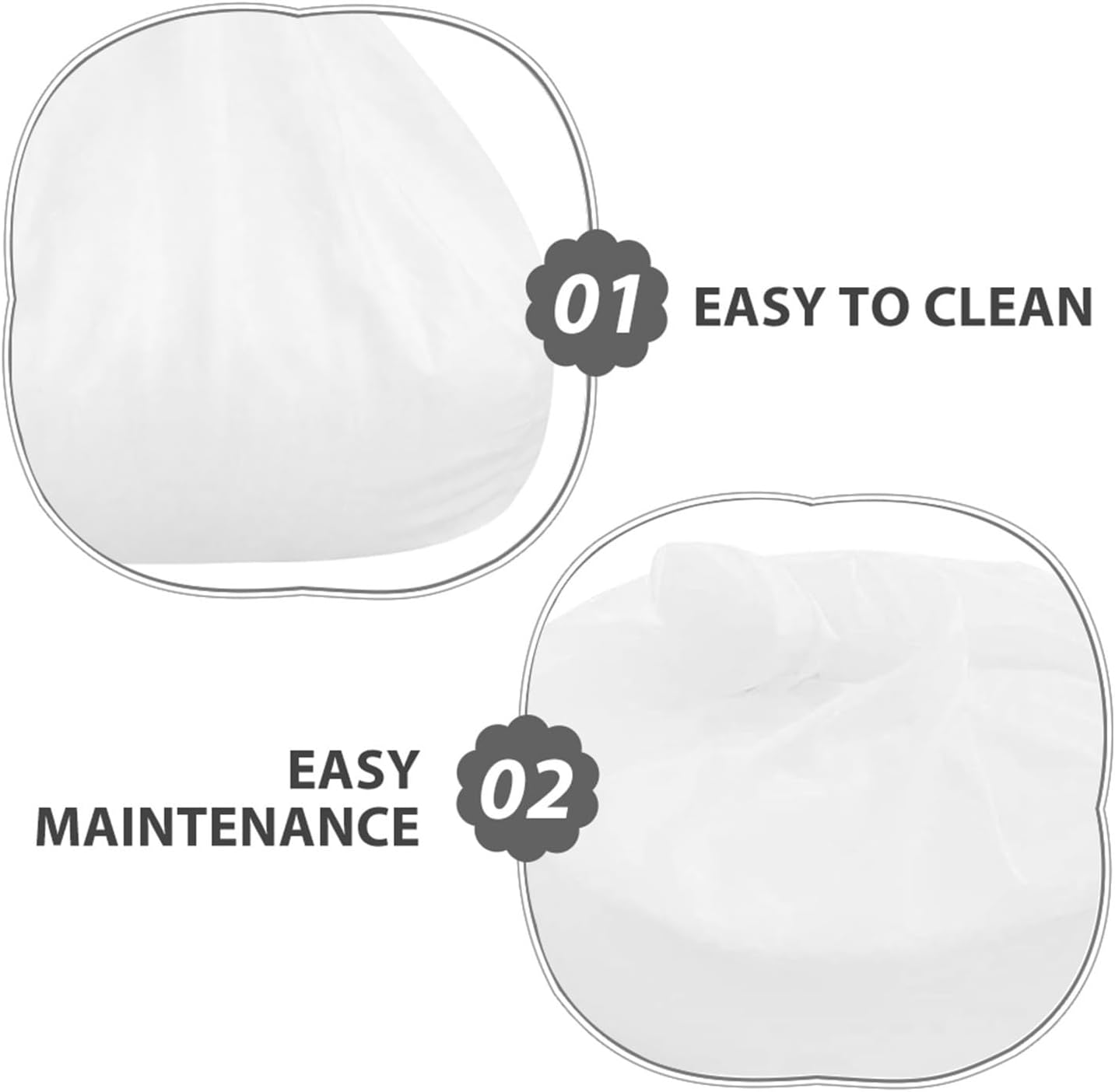 ibasenice Bean Bag Inner Liner Replacement with Enhanced Material and Versatile Application, Removable Breathable Lining for Lazy Sofa and Bean Bag Chair for Leisure and Living