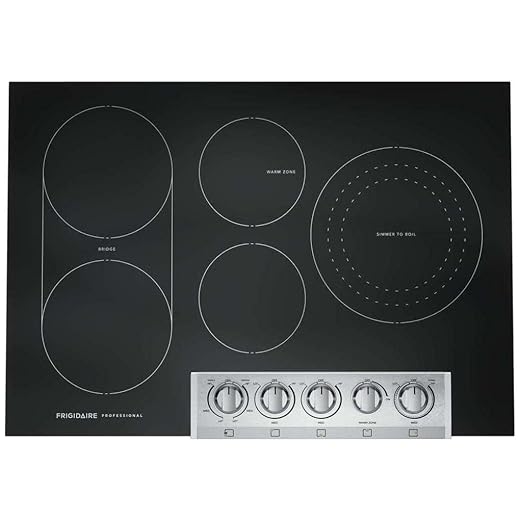 Frigidaire PCCE3080AF Electric Cooktop with 5 Radiant Elements, 3200 Watt Element,