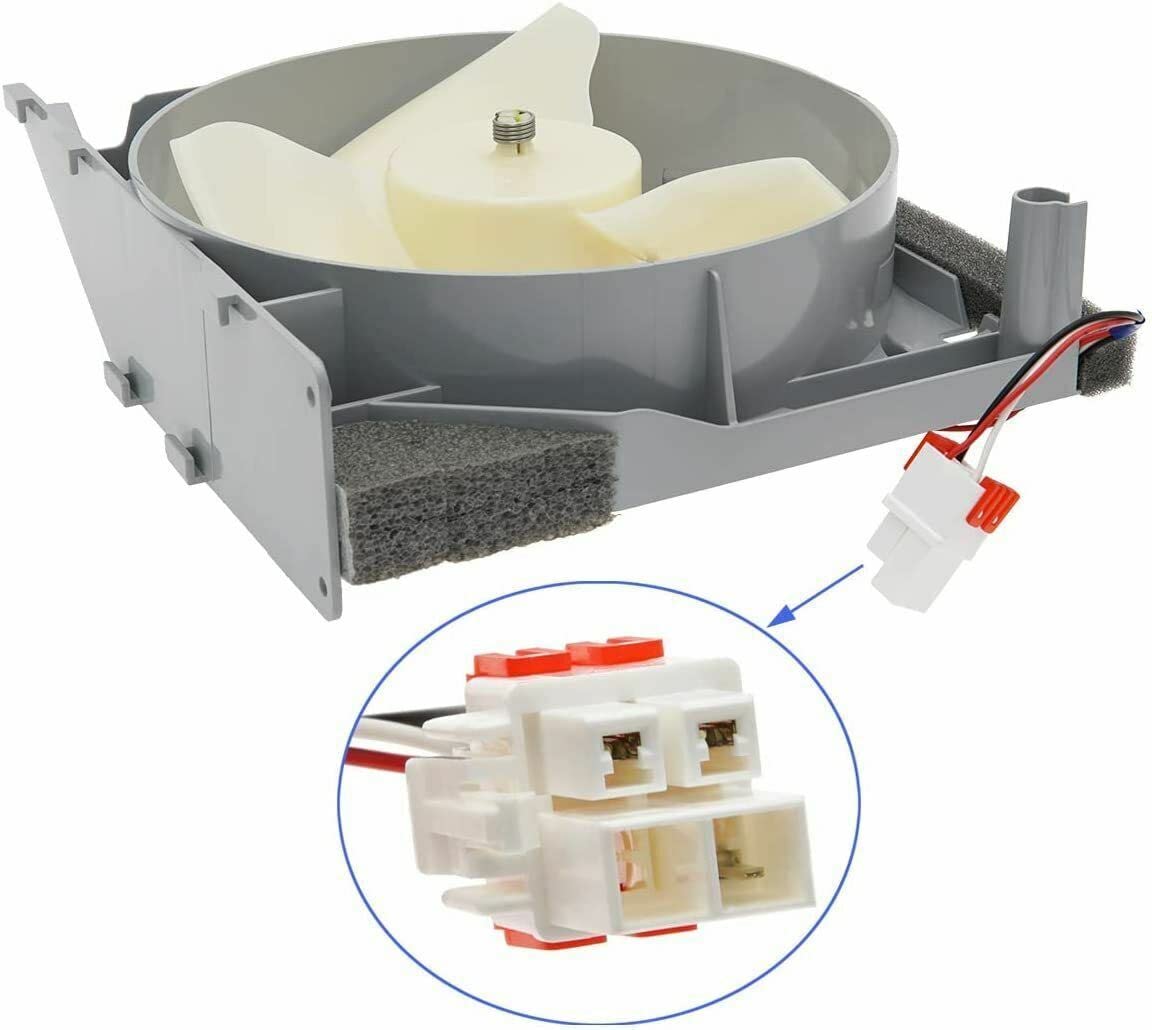 Condenser Fan Motor Replacement for Samsung RF28M9580SR/AA RF28N9780SG RF28N9780SR RF28NHEDBSG RF28NHEDBSR RF28R6201DT RF28R6201SG RF28R6201SR Refrigerator