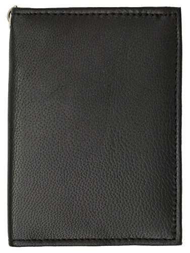 Marshal Slim thin leather credit card id mini wallet bifold driver's license safe with key3