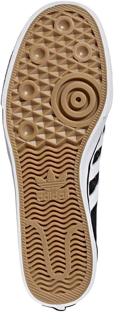 adidas Originals Men's Nizza Sneaker 10.5 Core Black/Cloud White/Cloud White