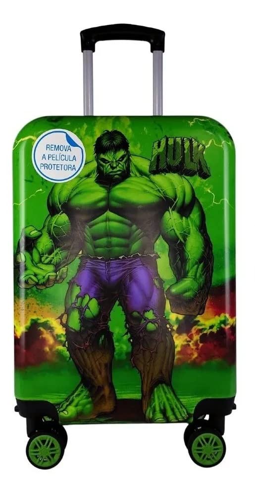 Mala De Bordo Infantil Hulk 360º Luxcel 2023