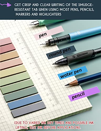 Schede Adesive, 1200 pezzi Segnapagina Adesivi con...