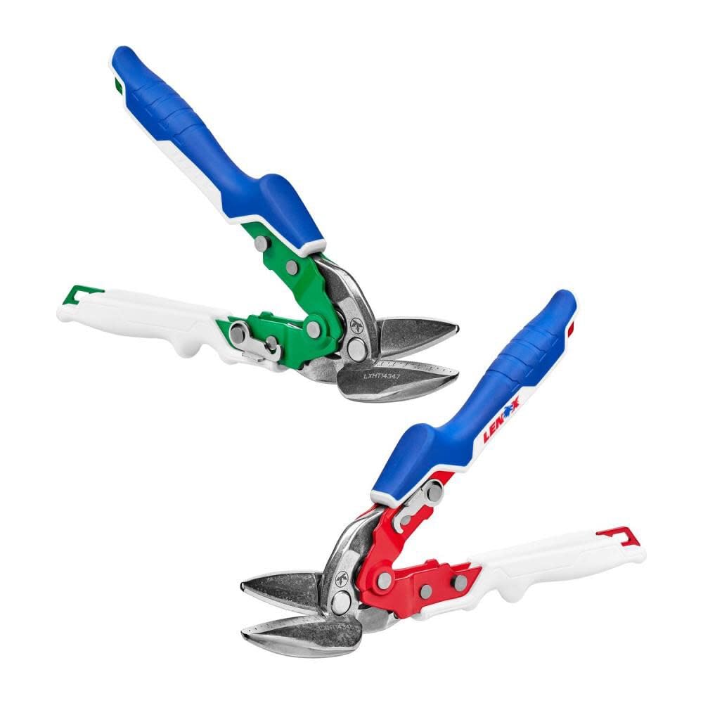 LENOX TOOLS Zangen, Versatz Links und Rechts, mit langlebigem Griff, 2er‑Pack (LXHT14348)