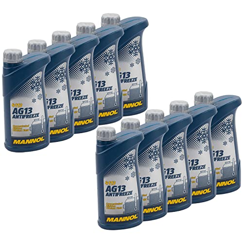 Kühlerfrostschutz Konzentrat MANNOL AG13-40°C 10 X 1 Liter grün