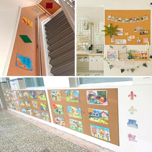 Rollo de corcho autoadhesivo para manualidades en el hogar y colegio 7