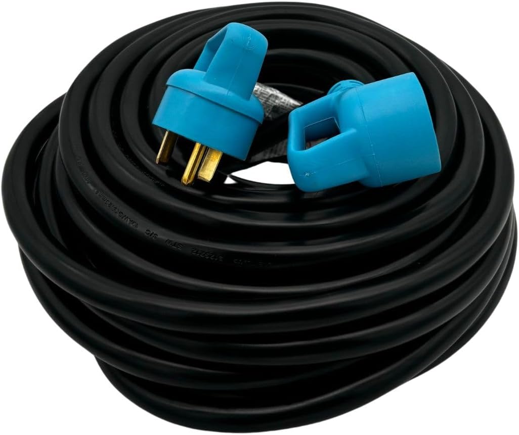 50-Foot 30-Amp RV/EV Extension Cord for TT-30P to TT-30R
