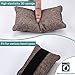 SWISSELITE Hand Contracture Cushion, Palm Grip with Elastic Band or Separator, Hand Grab Pad for Stroke Recovery, Help with Hand Rehabilitation