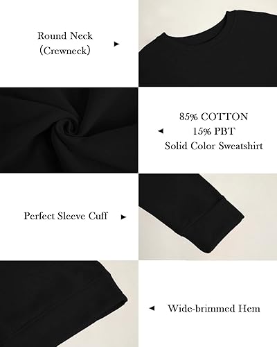 Miniatura 3 de Haloumoning Sudaderas a rayas con bloques de color para niñas de 4 a 15 años