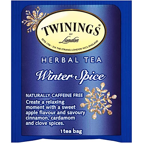 Twining's Tea Christmas Tea And Winter Spice Holiday Variety Pack, Holiday Tea, Herbal Tea, Caffeine Free, 20 Tea Bags (Pack Of 2) #TOP6