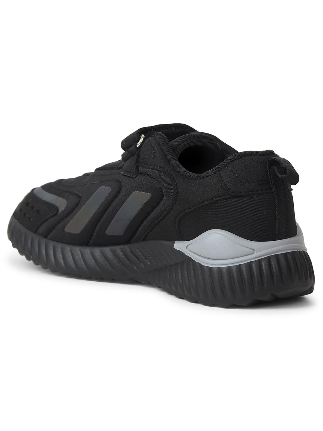 Liberty Leap7x NITKID-10 Sports Non Lacing Walking Shoes for Kids with EVA Sole | Suitable for Running and Jogging | Mesh Outsole | Memory Foam Insole | Comfortable and Durable (Black 12C UK) 1