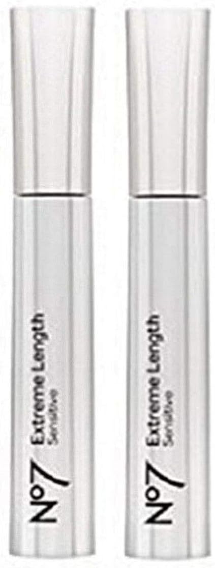 Boots No7 Extreme Length Sensitive Mascara, Brown/Black, .24 oz