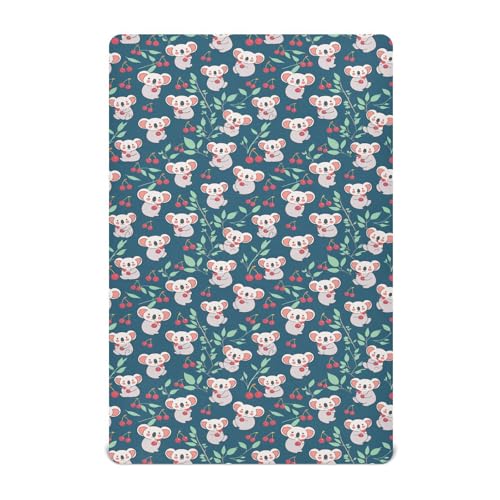 Crib Sheets for Boys & Girls, Koala Pattern, 39x27x5 in