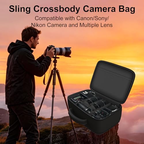 Bolso para cámara LTGEM compatible con DSLR y accesorios miniatura 6