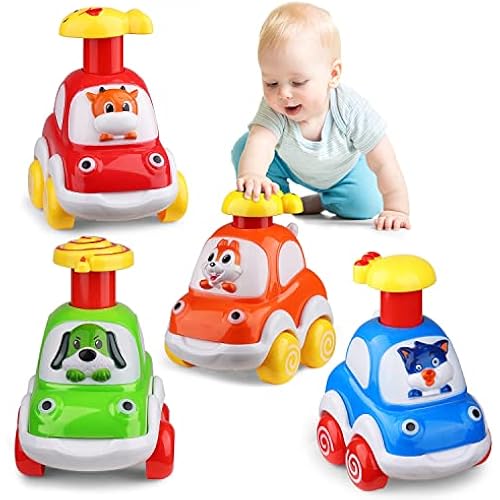 ALASOU Animal Car Toys for 1 Year Old Boy Gifts