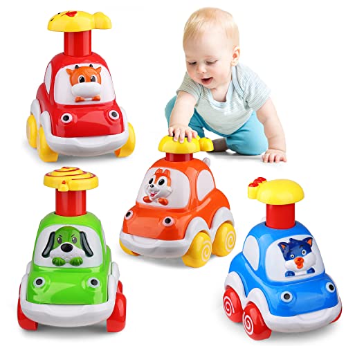 ALASOU Animal Car Toys for 1 Year Old Boy Gifts | 4…
