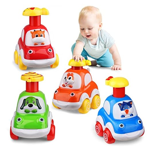 ALASOU Animal Car Toys for 1 2 3 Year Old Boy|Toddler Toys Age 1-2 |1 Year Old Boy Gifts|1st Birthday Gifts for Baby Toys 12-18 Months