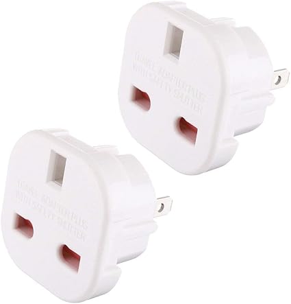 Amazon Com 2 Packs Usa Visitors Adapter Plug Converts All Type G Plugs United Kingdom Uk Singapore Malaysia Uae Ireland Malta Hongkong Dominica Qatar Saudi Cambodia Oman Gambia Nigeria Usb Cyprus Etc Mg Ltd