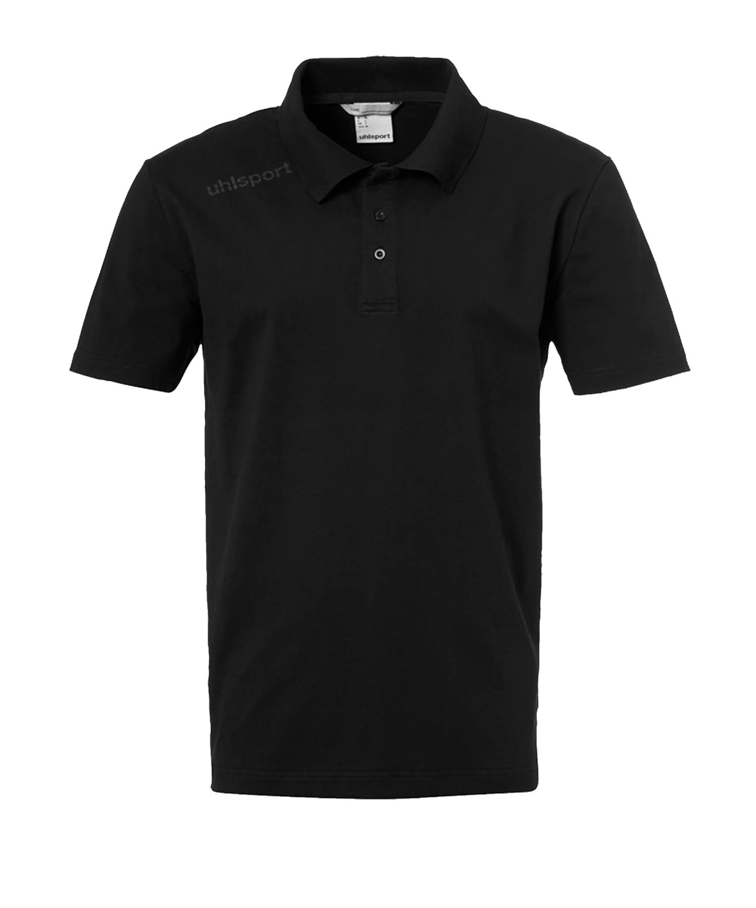 uhlsport Men's Essential Polo Shirt T, Black, L
