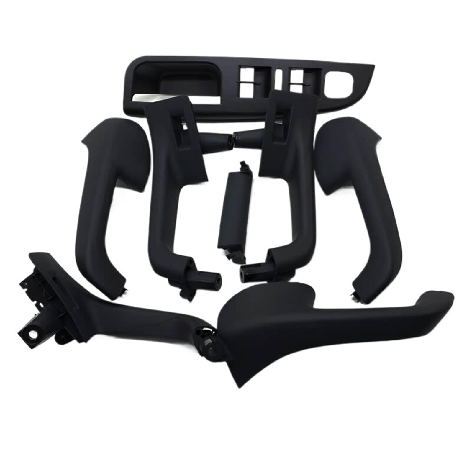 Povnzcvk 8Pcs Car Door Handle Fit For Vw Fit For Golf 5 Gti Mk5 Jetta Mk5 Interior Door Handle Grab Cover Set