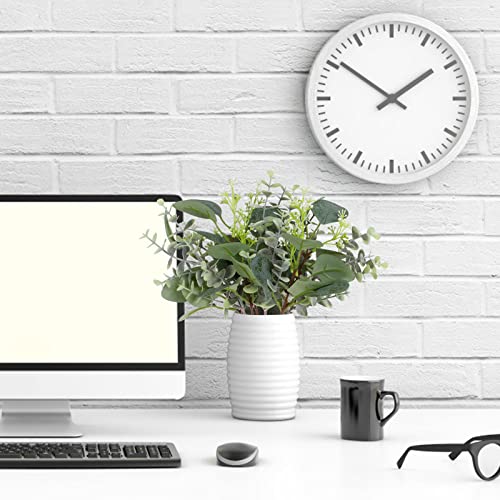 40 Pcs Artificial Greenery Eucalyptus Stem Silver Dollar Leaves Baby Eucalyptus Leaves Suitable for Family Wedding Vase Centerpieces Bouquet Flower Arrangement - Image 7