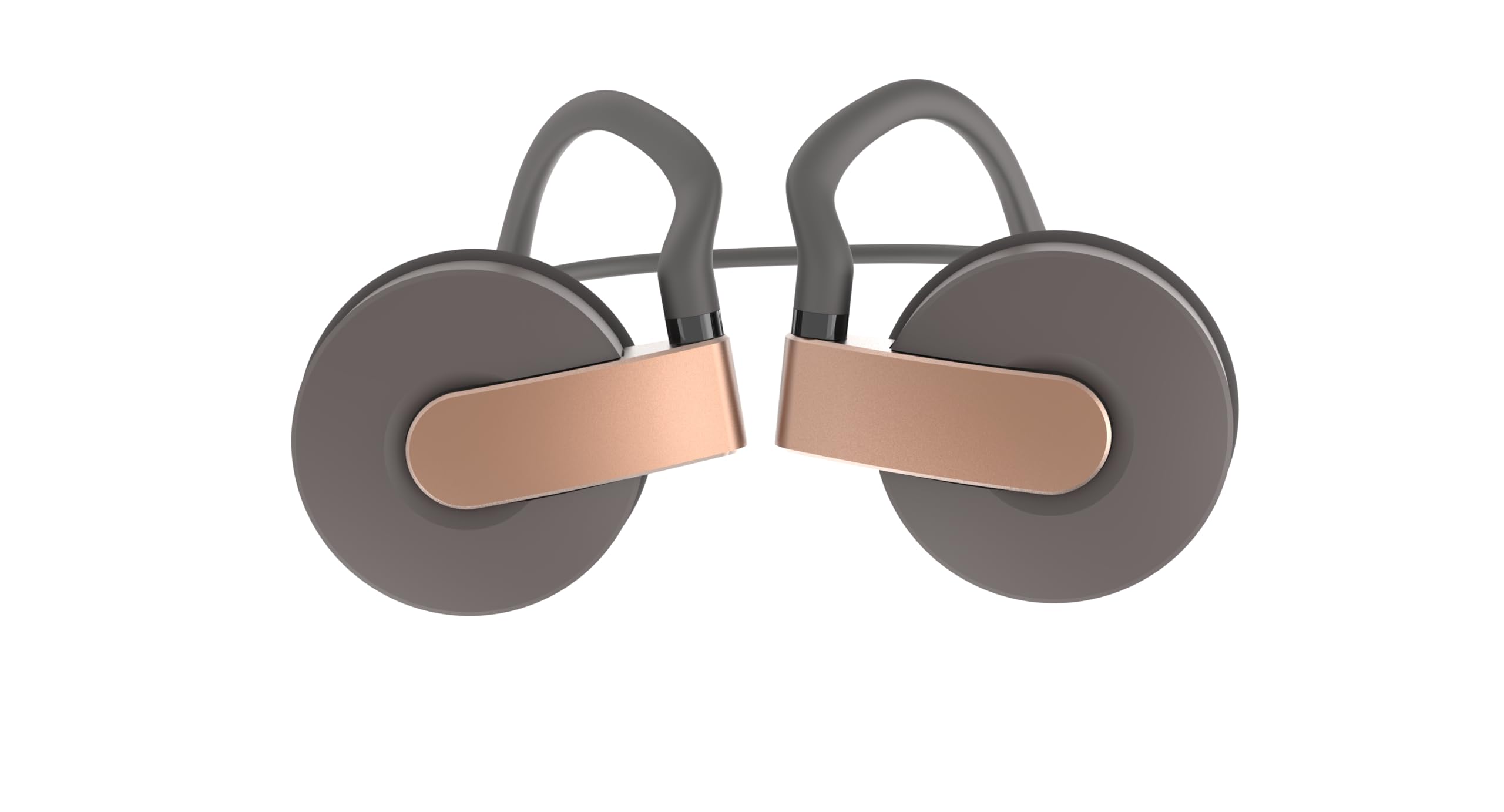 Aiwa HPB-SW20 | Auriculares inalámbricos de Oreja Abierta | Bluetooth 5.3 | Sonido Surround Espacial | Micrófono Manos Libres Integrado | Autonomía hasta 12 Horas | Color Cobre/Grafito