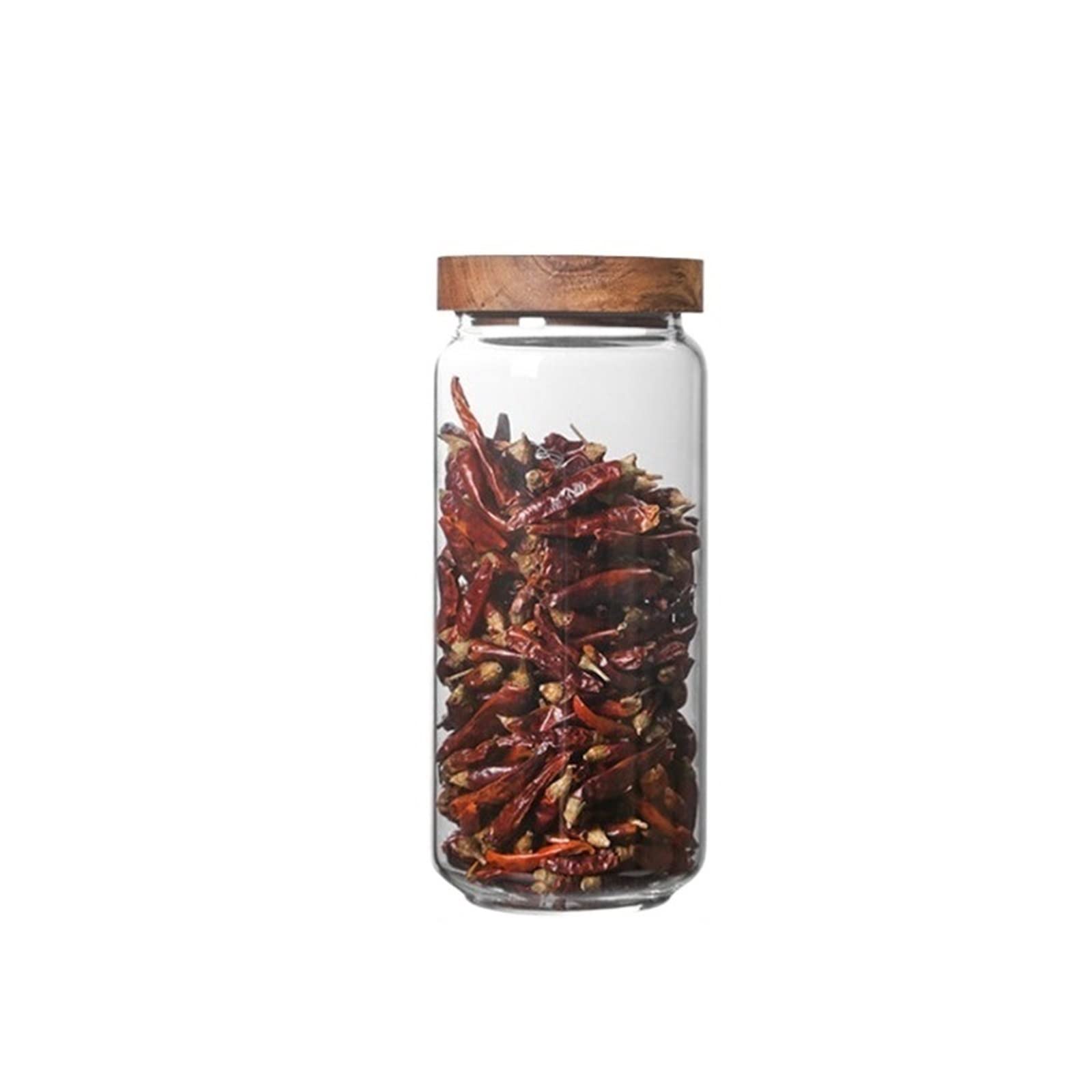 JINGYAN Storage Jars Sealed Glass Jars With Lids Coffee Candy Cookie Storage Bottles Containers