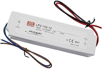 CALCA 100W 12V8.5A IP67 LED Meanwell Plastic Waterproof Power Supply