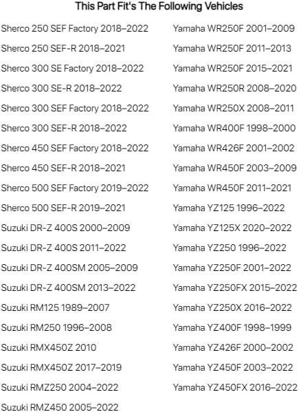 Seal Savers Zip-On Fork Covers 44-50mm Fork Tube, Short Black for Suzuki DR-Z 400S 2000-2009