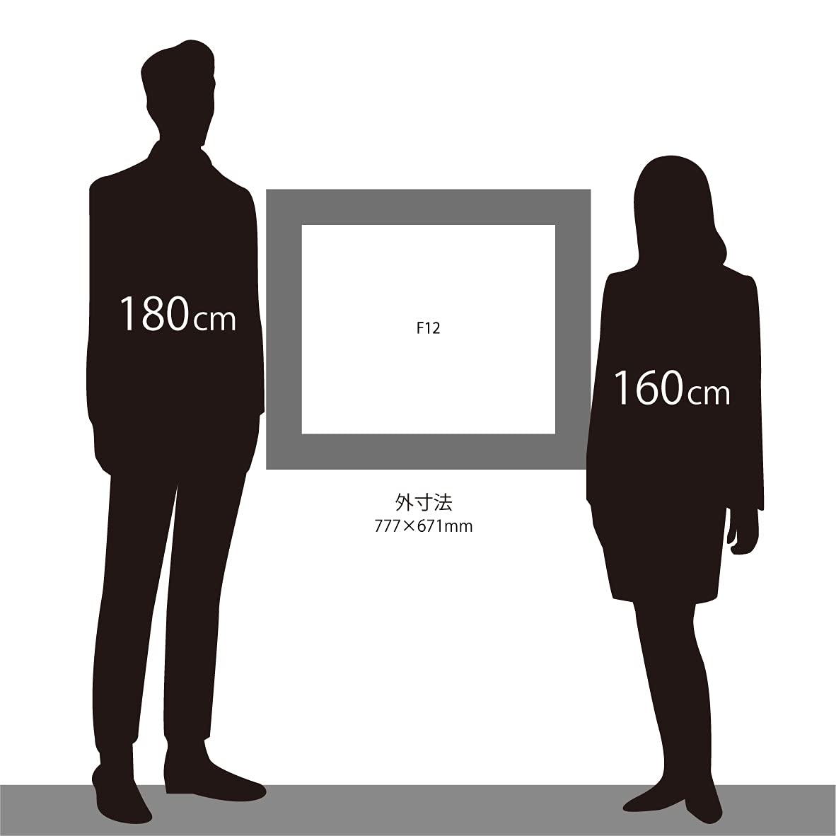 Amazon.co.jp: 大額(Daigaku) シック 額縁 UVカットアクリル ストーン