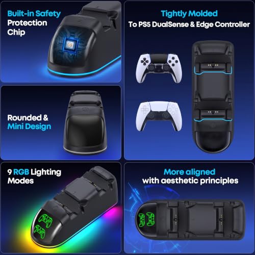 Image of P5 Controller Charger Station for Play Station 5 Dual & Edge Controllers