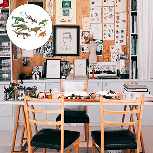 NUOBESTY 1 Conjunto de Lagarto de Borracha Brinquedos de Animais Artificiais Lagarto Banheira Réptil