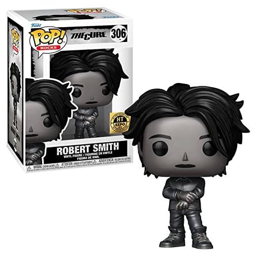 Funko POP Rocks The Cure Robert Smith Figura de vinilo #306 Black Metallic Expo Exclusive